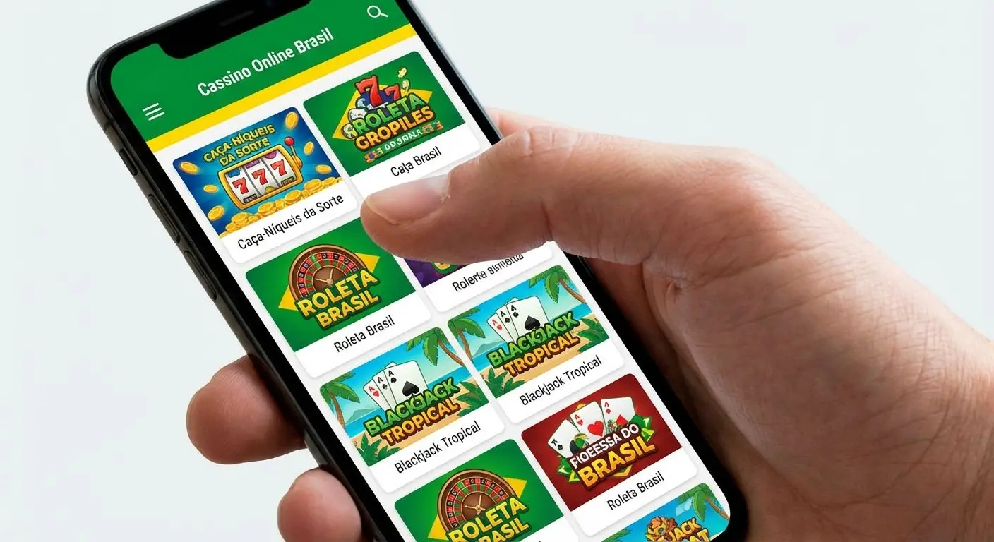 Passo a passo para escolher jogo e iniciar o modo demo no celular